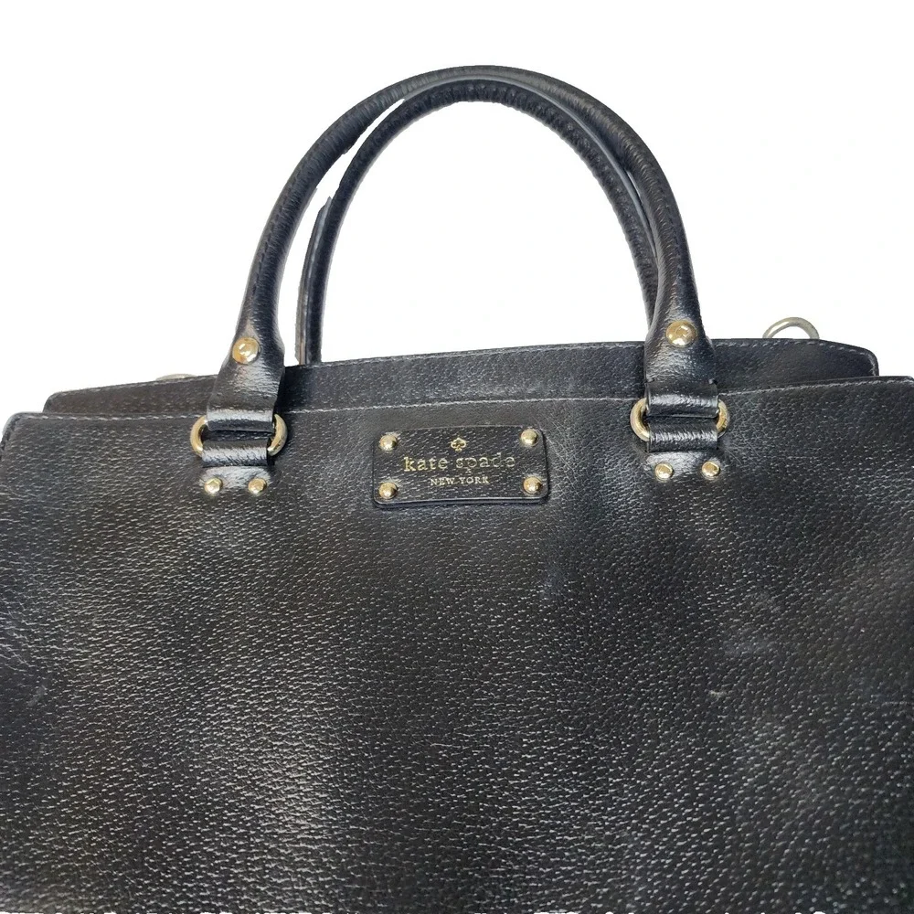 Kate Spade New York Black Satchel Purse - Picture 2 of 11